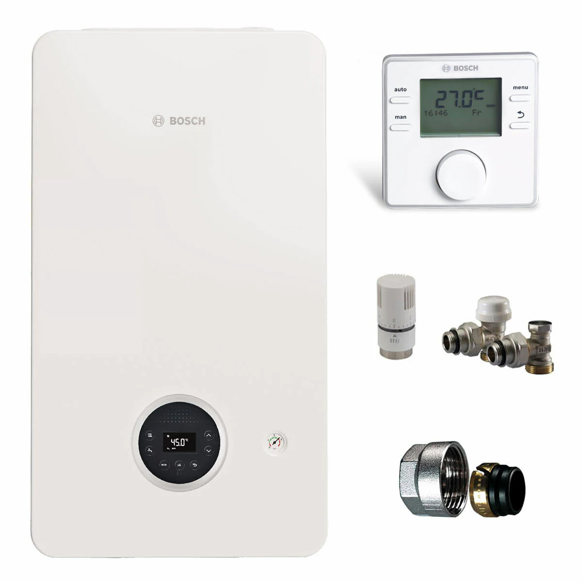 Caldaia a condensazione Bosch Condens 2300 W 24 C metano e GPL - 12,2 l/m.