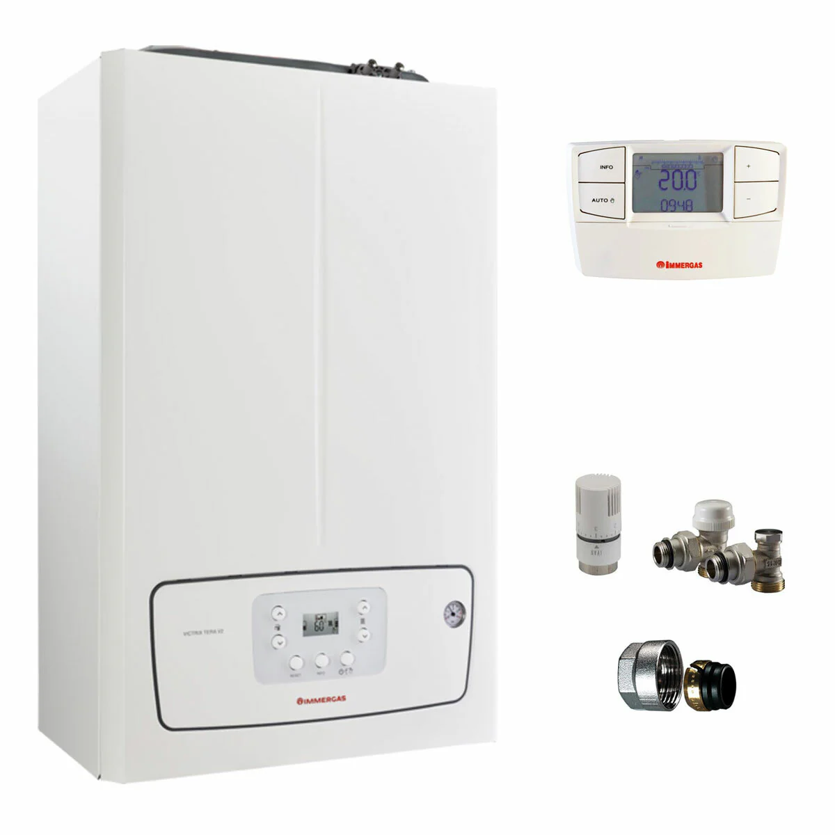 Caldaia a condensazione Immergas Victrix Tera 28 V2 camera stagna 28 kW metano