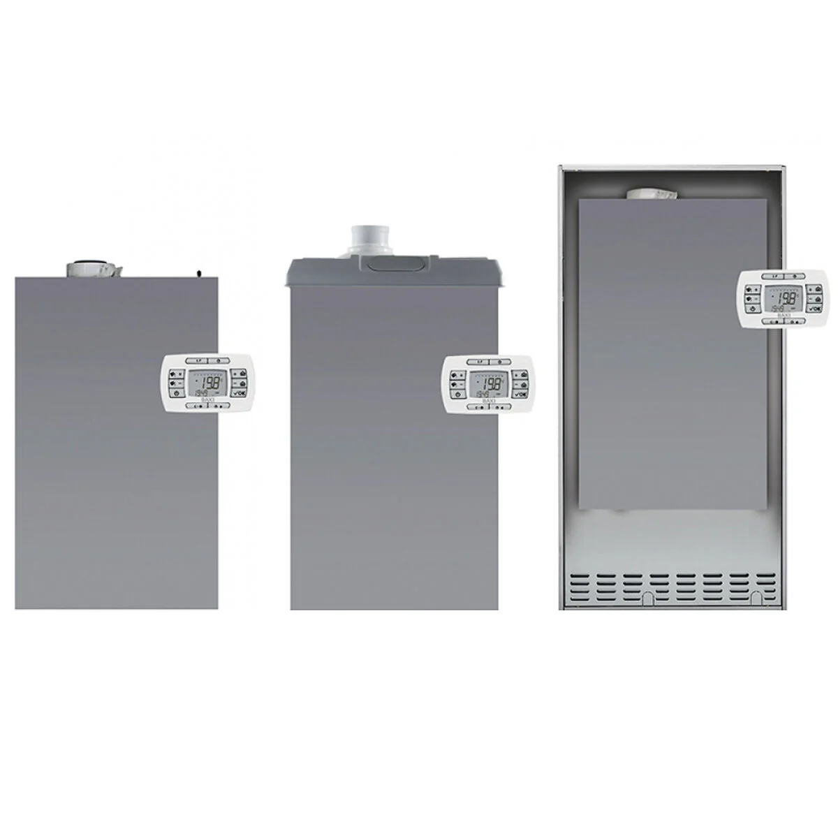 Caldaia  Baxi Luna Air 28 a condensazione camera stagna 24 kW a incasso o da esterno metano e gpl - Image 3