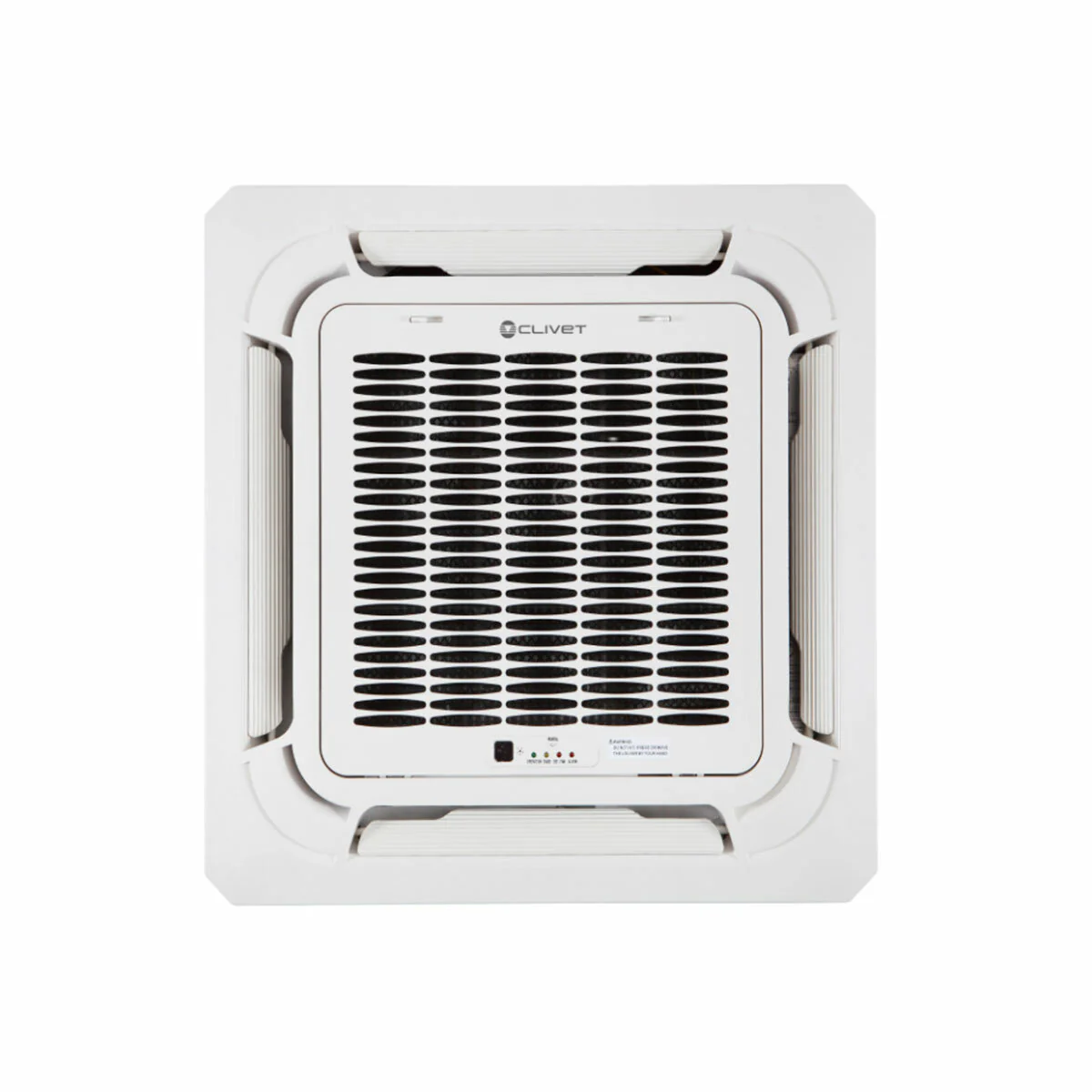 Condizionatore Clivet BOX 2 650x650 cassetta 4 vie trial split 12000+12000+12000 BTU inverter A++  unità esterna 7.9 kW - Image 3
