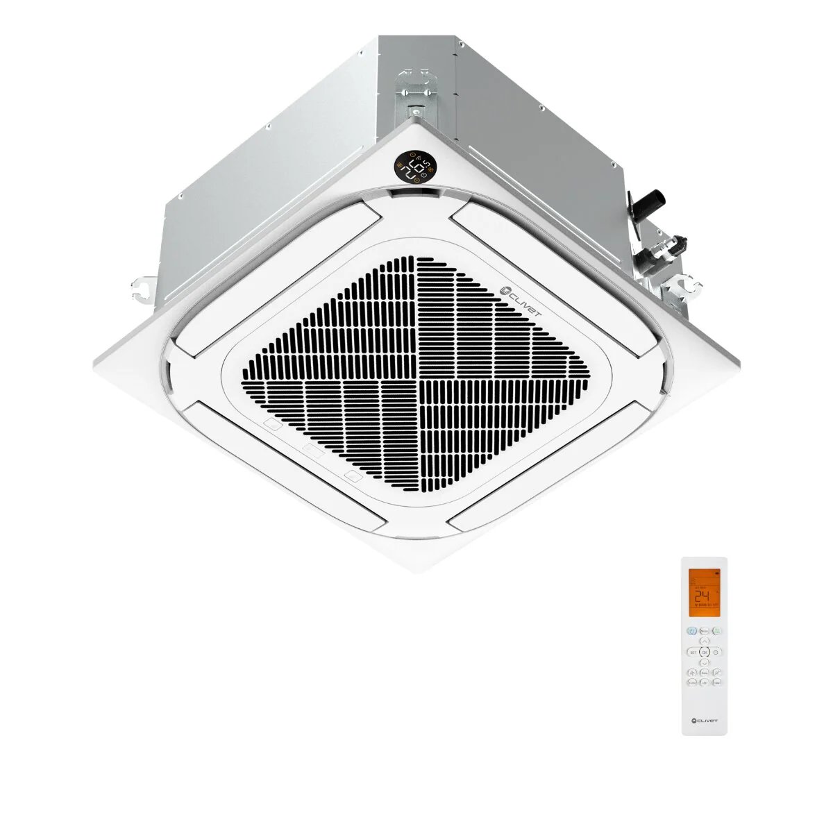 Condizionatore Clivet Cassetta Compatta 4 vie 18000 BTU light commercial R32 Inverter A++/A+ - Image 2