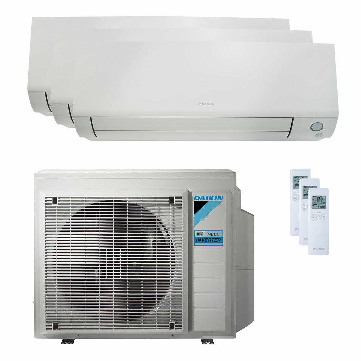 Condizionatore Daikin Perfera All Seasons trial split 7000+9000+15000 BTU inverter A++ wifi unità esterna 6.8 kW
