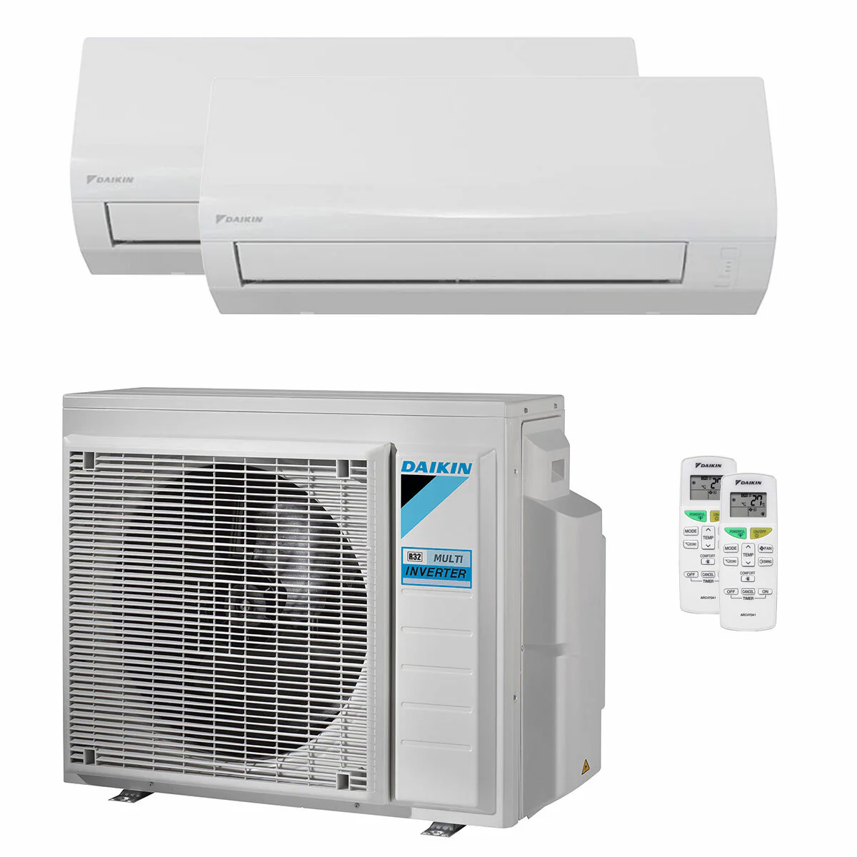Condizionatore Daikin Sensira Multi dual split 9000+12000 BTU inverter A++ wifi unità esterna 5,0 kW