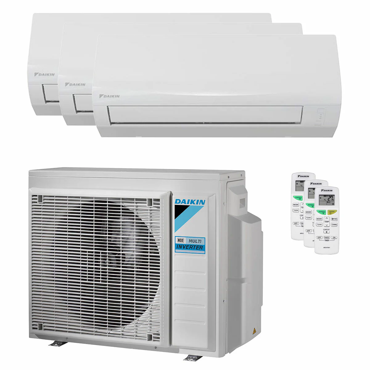 Condizionatore Daikin Sensira Multi trial split 7000+7000+9000 BTU inverter A++ wifi unità esterna 5 kW