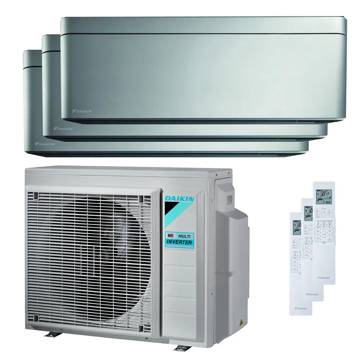 Condizionatore Daikin Stylish trial split 5000+5000+7000 BTU inverter A+++ wifi unità esterna 4,0 kW