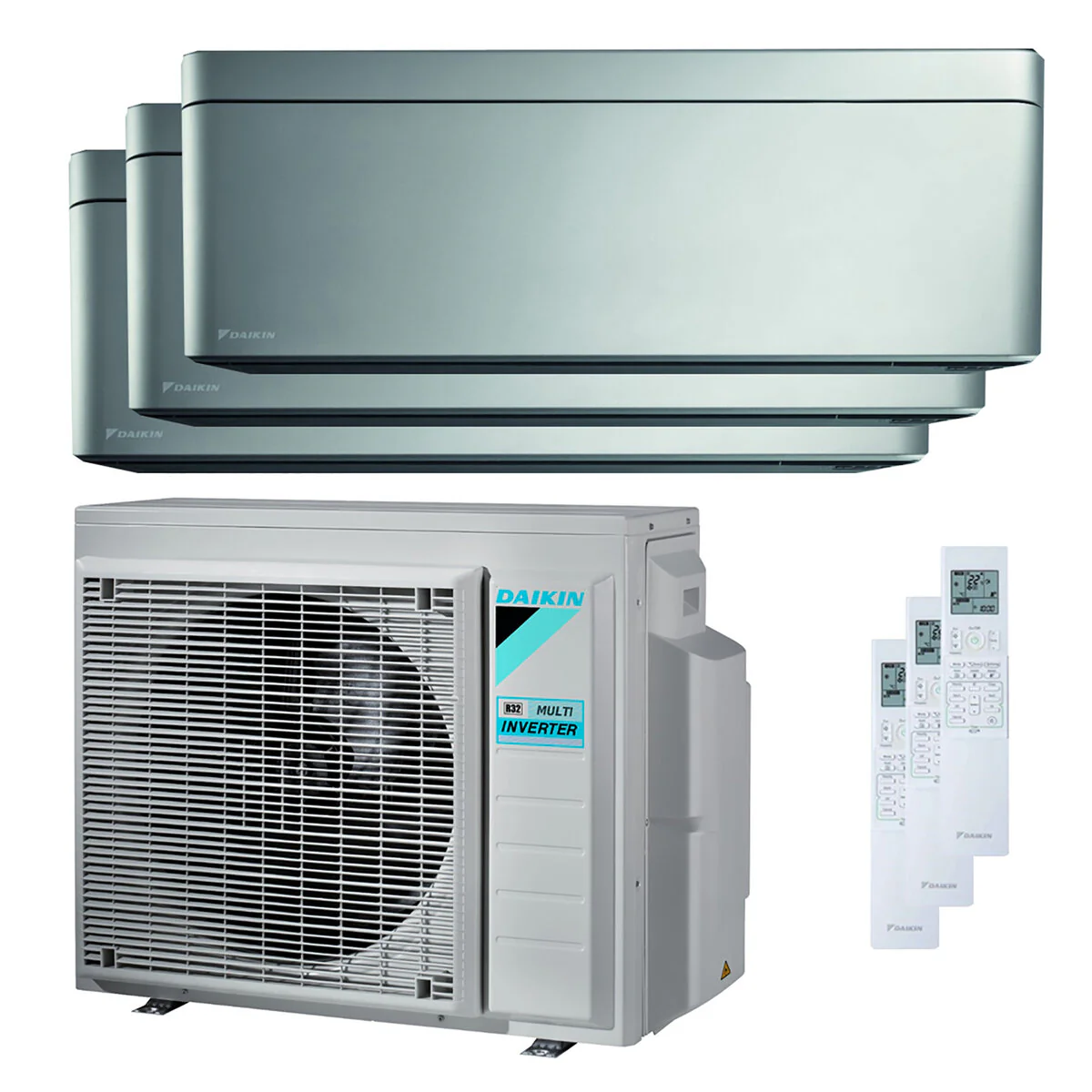 Condizionatore Daikin Stylish trial split 5000+7000+18000 BTU inverter A++ wifi unità esterna 6,8 kW