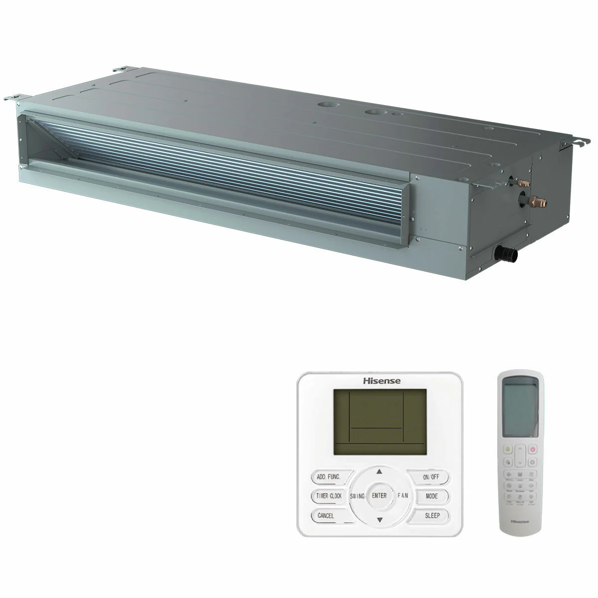 Condizionatore Hisense Canalizzabile ADT penta split 9000+9000+9000+9000+12000 BTU inverter A++ unità esterna 10 kW - Image 3