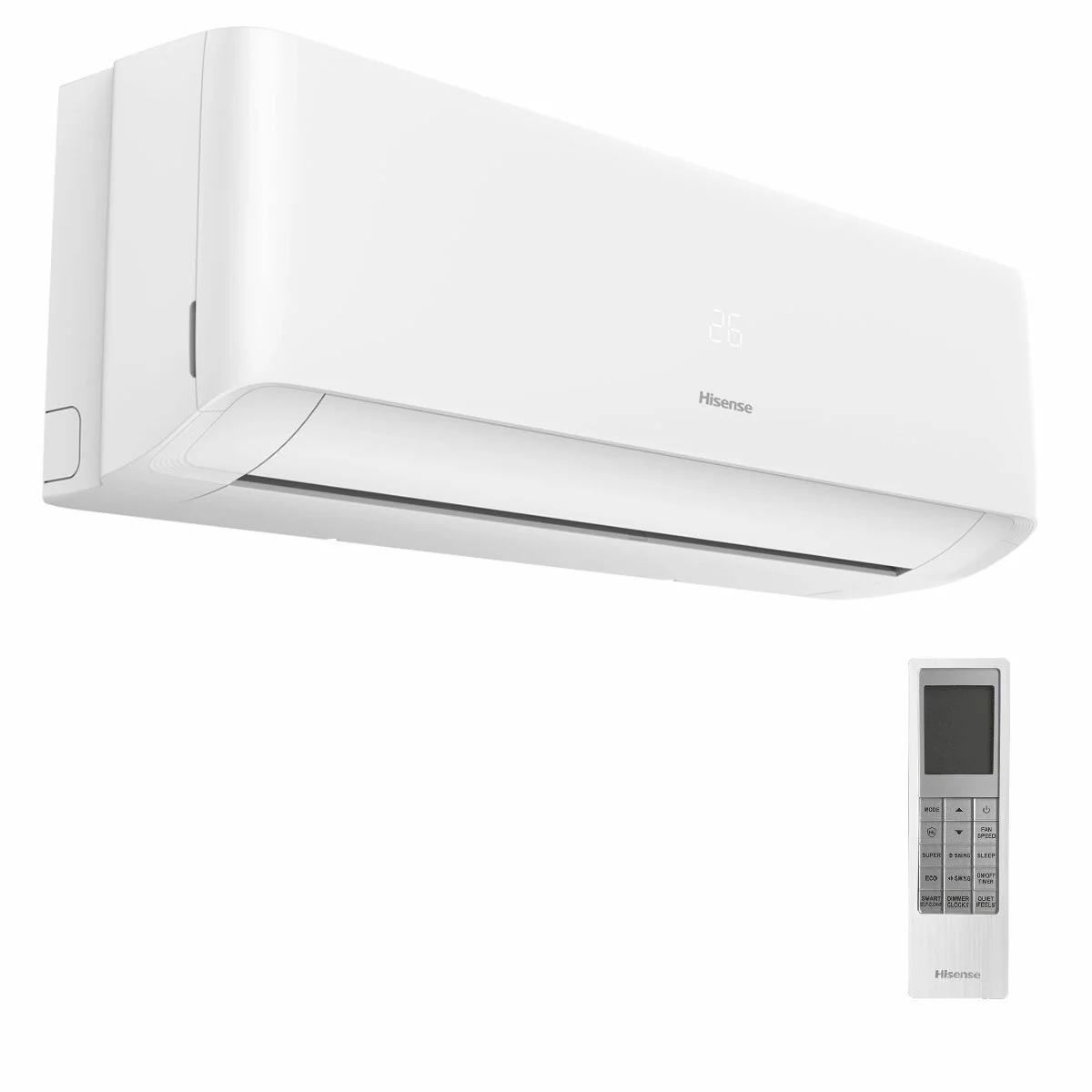 Condizionatore Hisense EcoSense trial split 7000+7000+7000 BTU inverter A++ wifi unità esterna 5.5 kW - Image 2