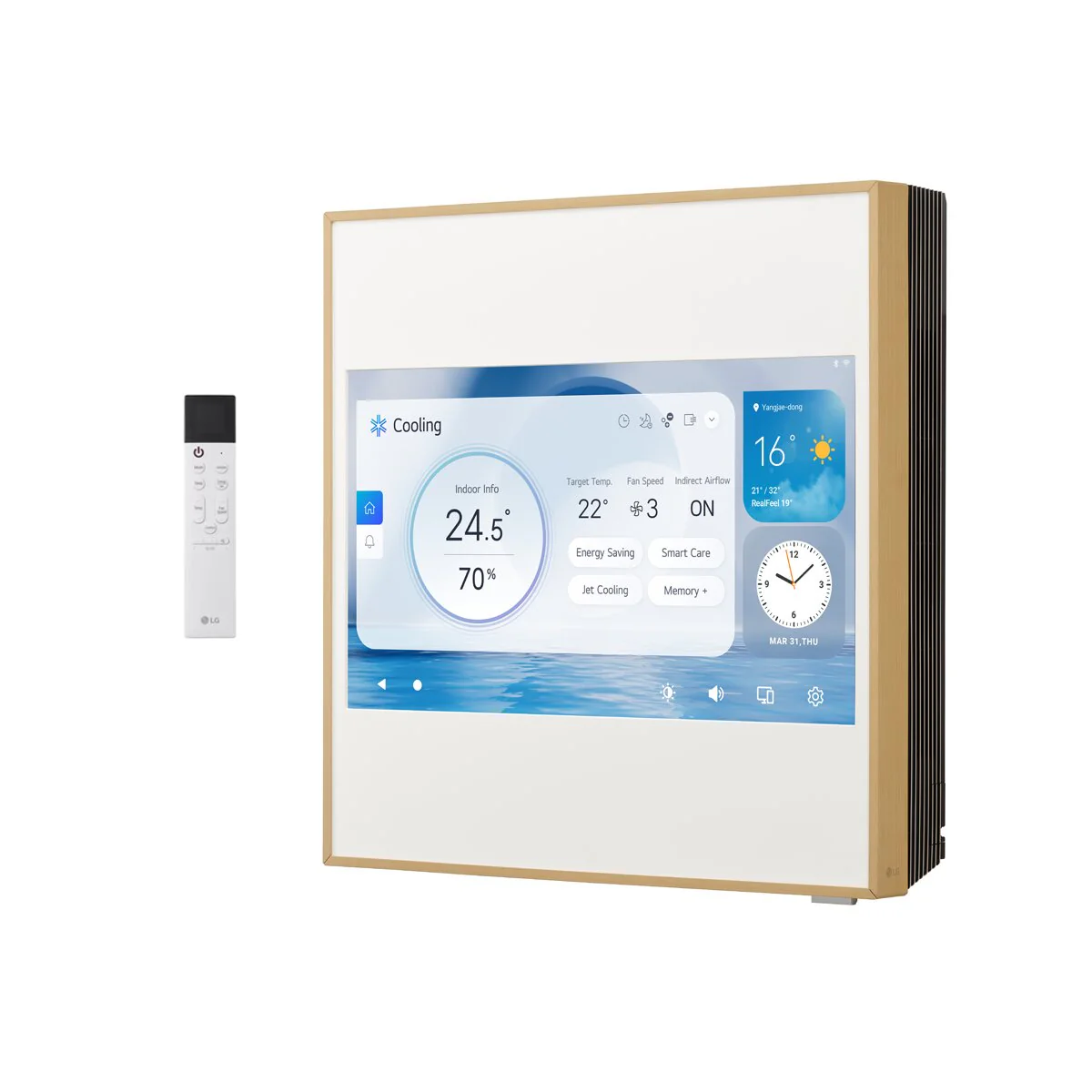 Condizionatore LG ARTCOOL Gallery LCD dual split 12000+12000 BTU inverter A+++ wifi unità esterna 4.7 kW - Image 2