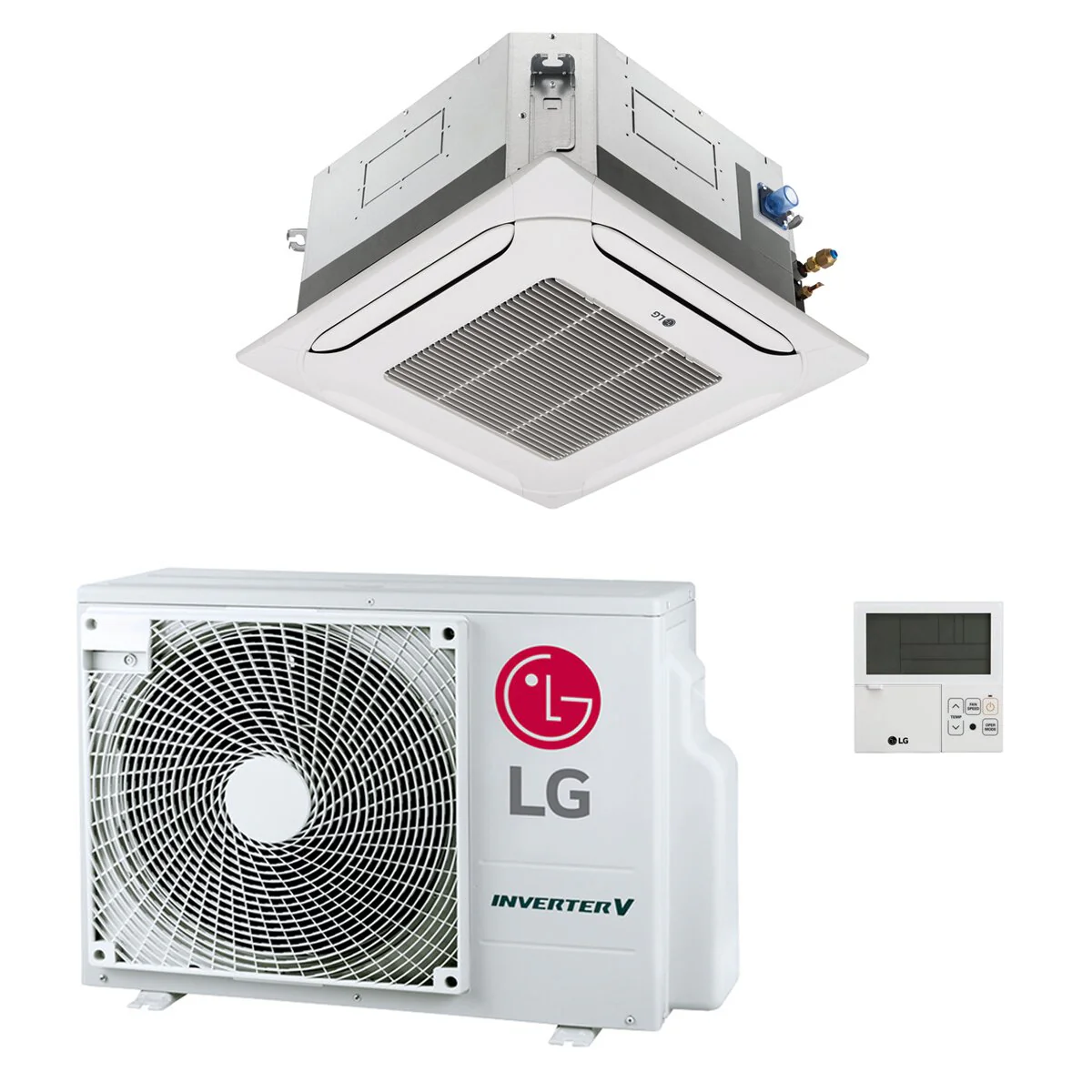 Condizionatore LG Cassetta 4 vie CT Standard 9000 BTU R32 Inverter A++/A+