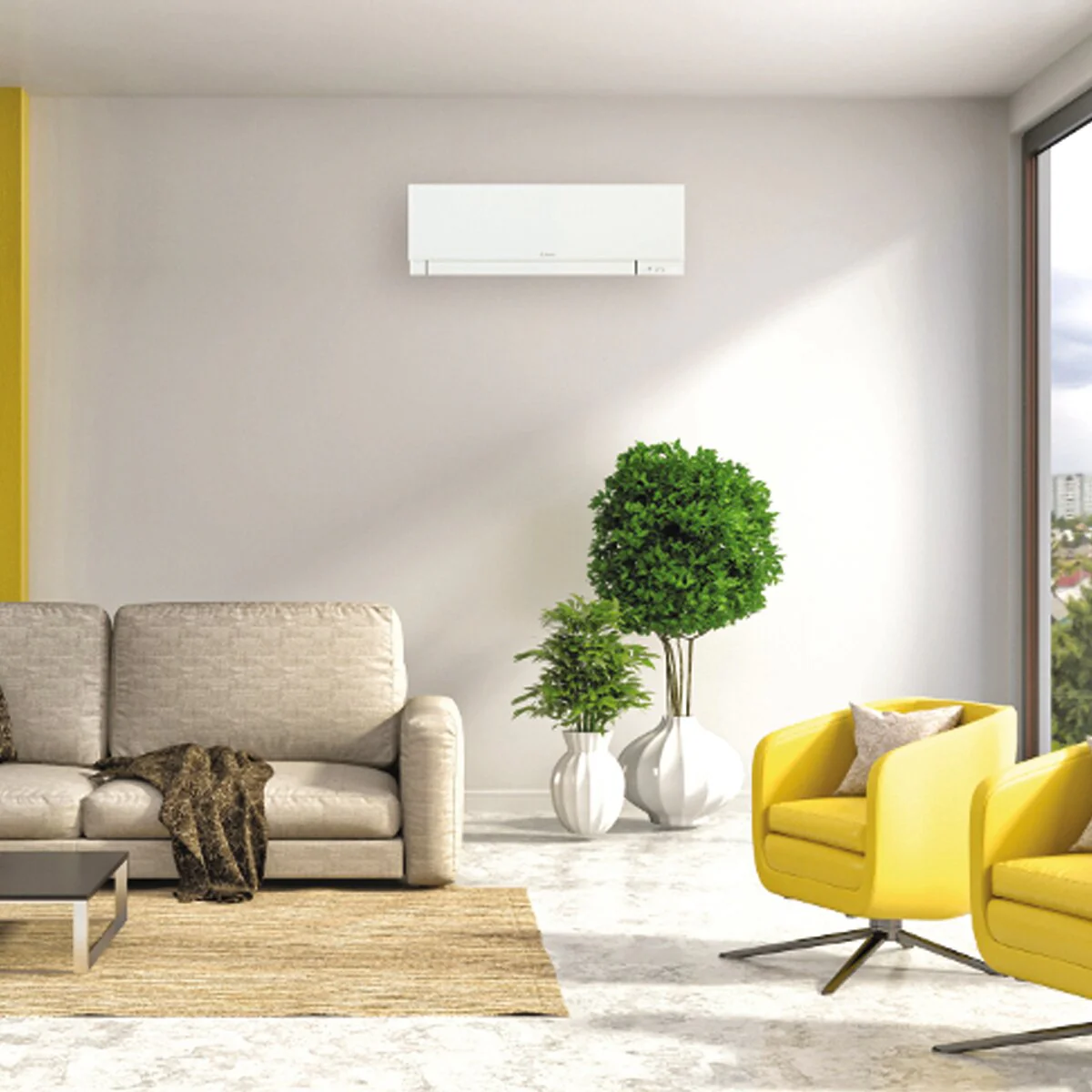 Condizionatore Mitsubishi Electric Kirigamine Zen MSZ-EF dual split 9000+12000 BTU inverter A++ wifi esterna 4,2 kW bianco - Image 2