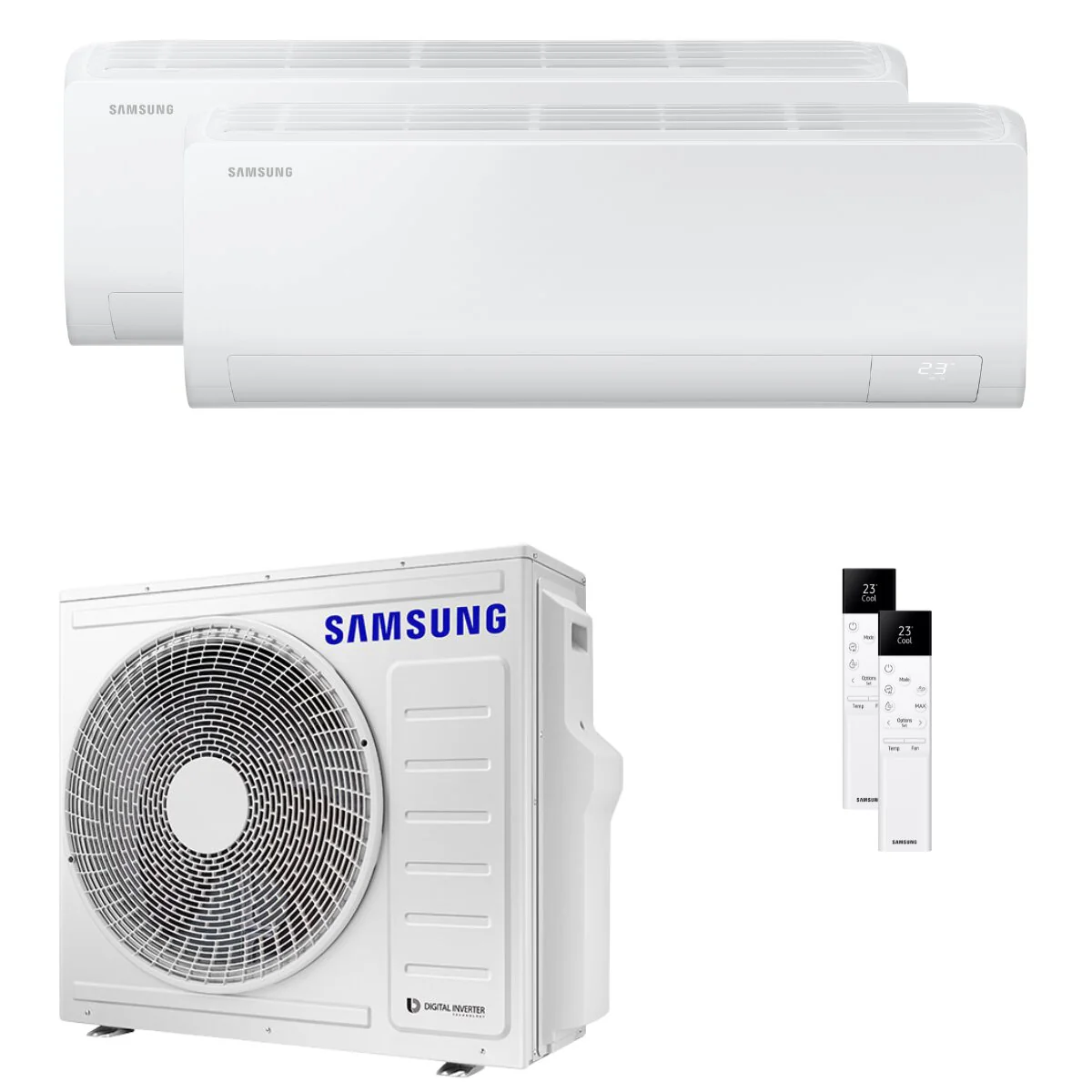 Condizionatore Samsung Cebu S2 dual split 7000+24000 BTU inverter A++ wifi unità esterna 8 kW