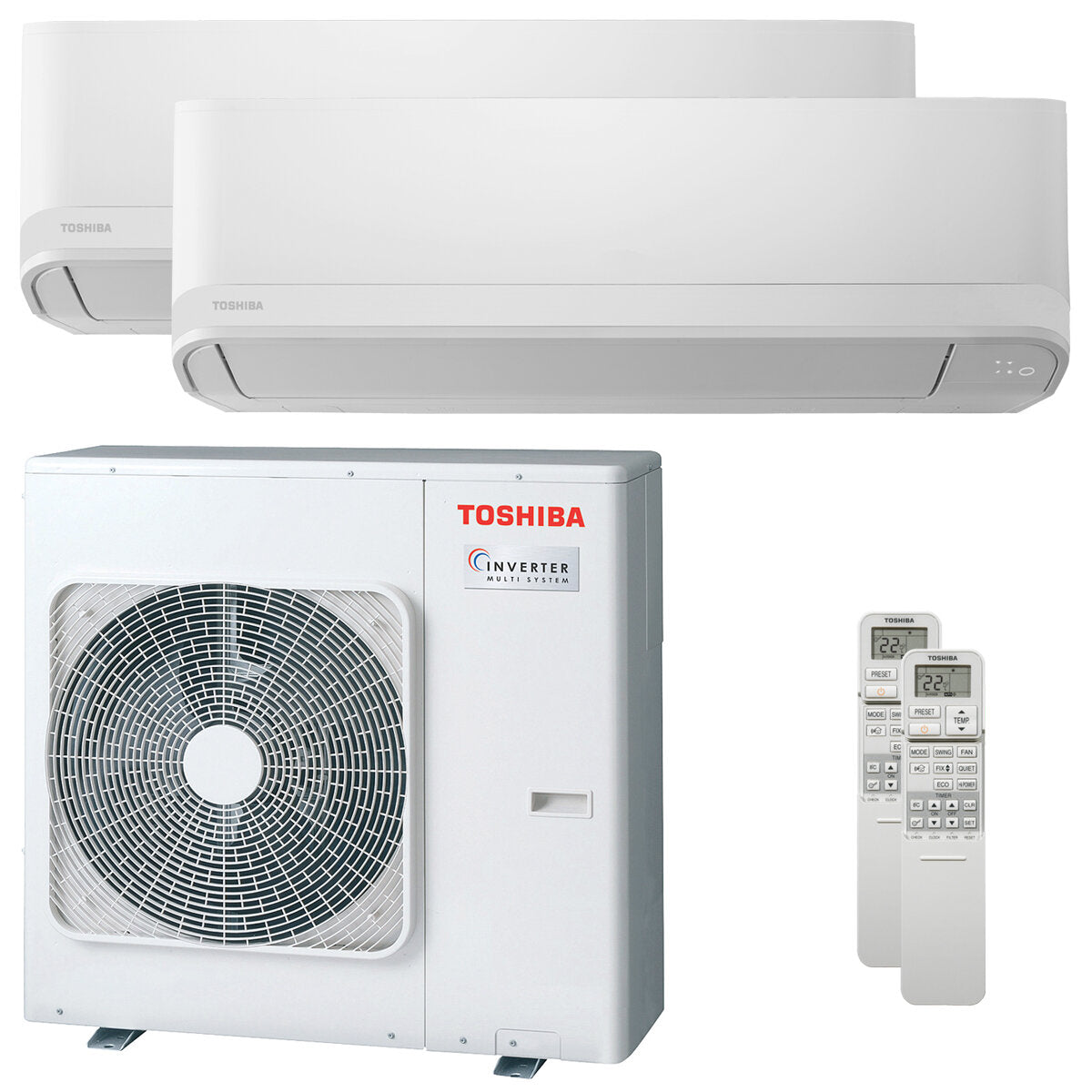 Condizionatore Toshiba Seiya Classic 2025 dual split 9000+24000 BTU inverter A+++  unità esterna 8 kW