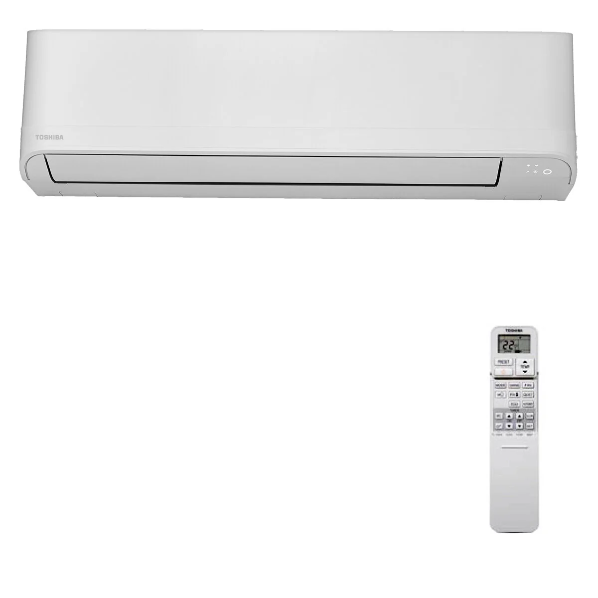 Condizionatore Toshiba Seiya Smart dual split 16000+16000 BTU inverter A++ wifi unità esterna 10 kW - Image 2
