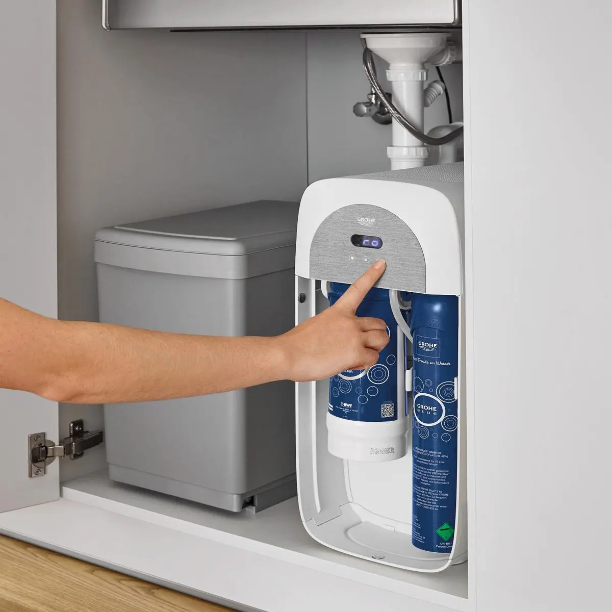 Depuratore acqua Grohe Blue Home set miscelatore lavello cucina + filtro e frigo - Image 4