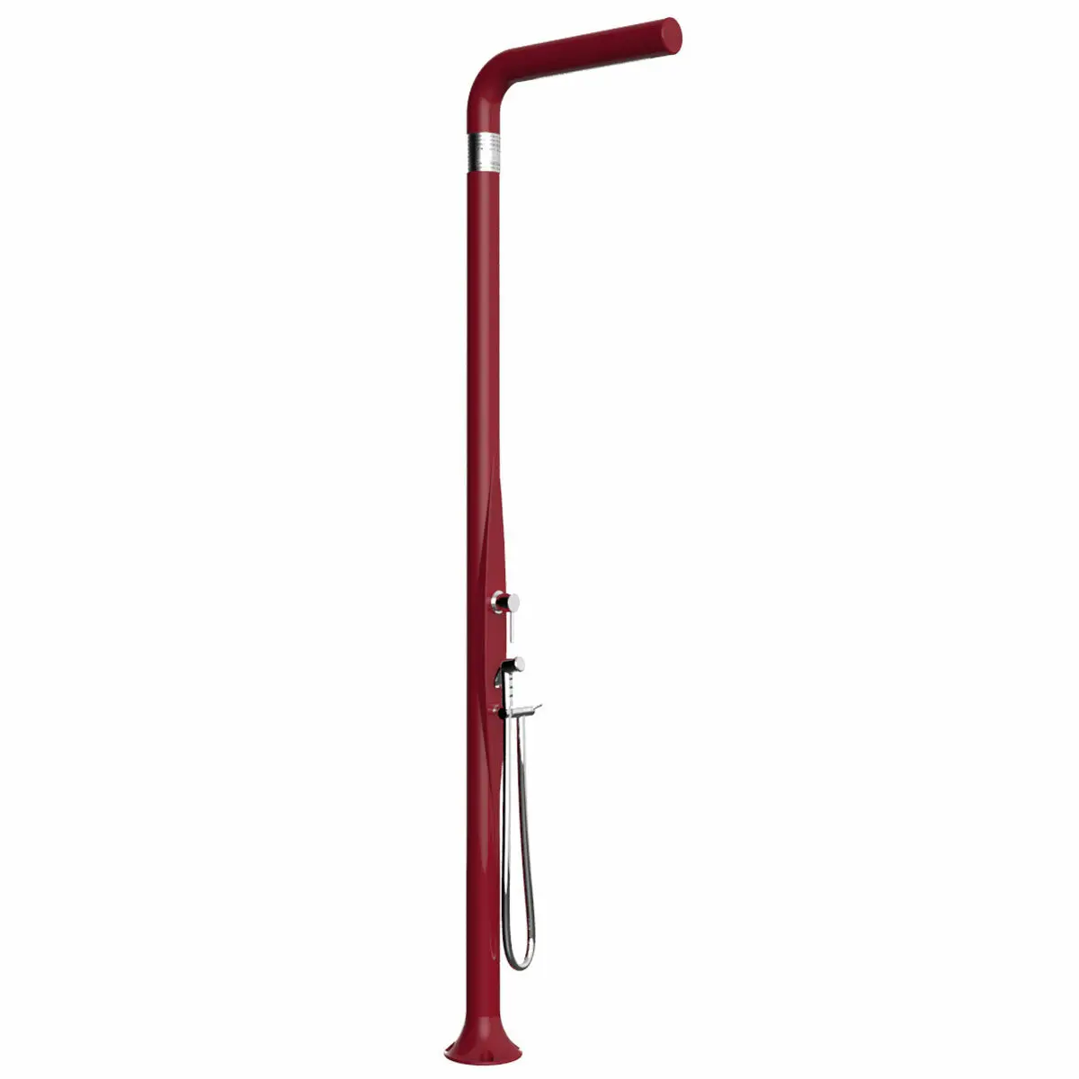 Doccia da giardino Arkema Funny Yang con doccino estraibile Rosso