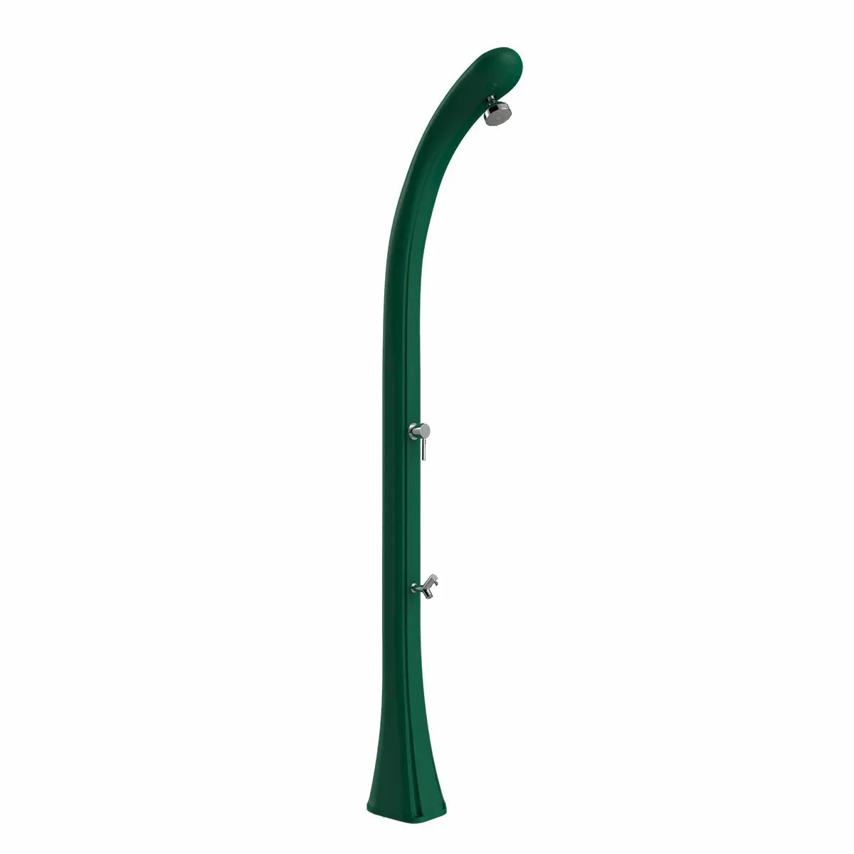 Doccia solare da giardino Arkema Happy ONE con lavapiedi 24 litri verde scuro