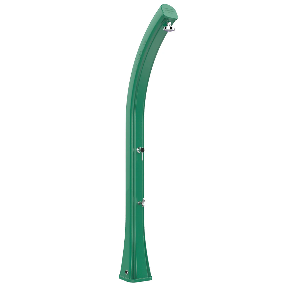 Doccia solare da giardino Arkema Happy XL con lavapiedi 44 litri verde scuro