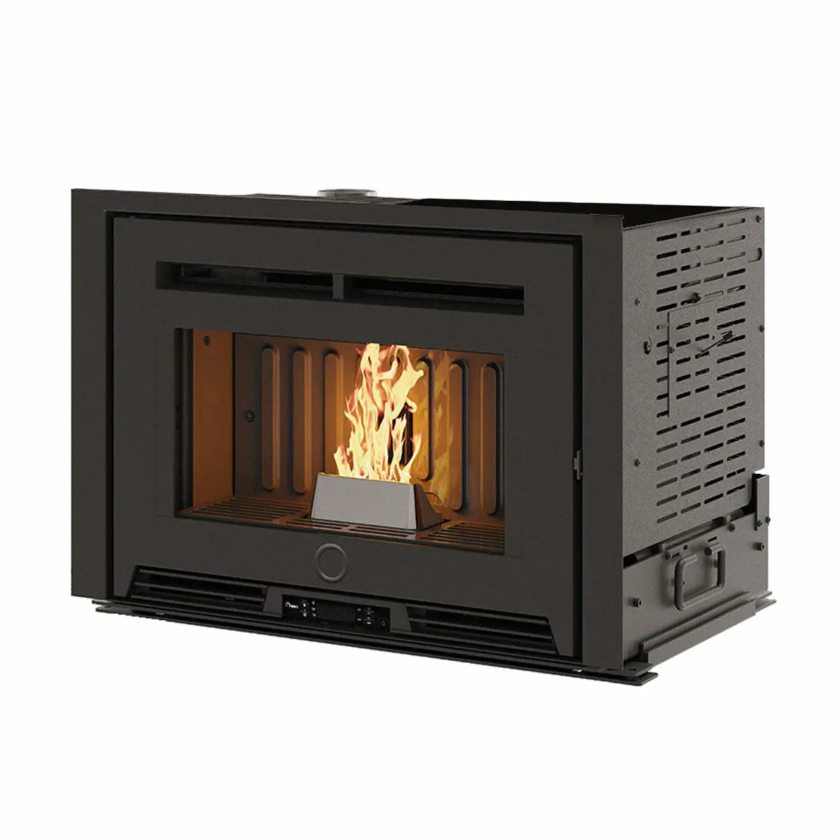 Inserto a pellet per camino PELLEK100+ EVO2 EK63 - gruppo Edilkamin - 10 kW ad aria canalizzata WiFi