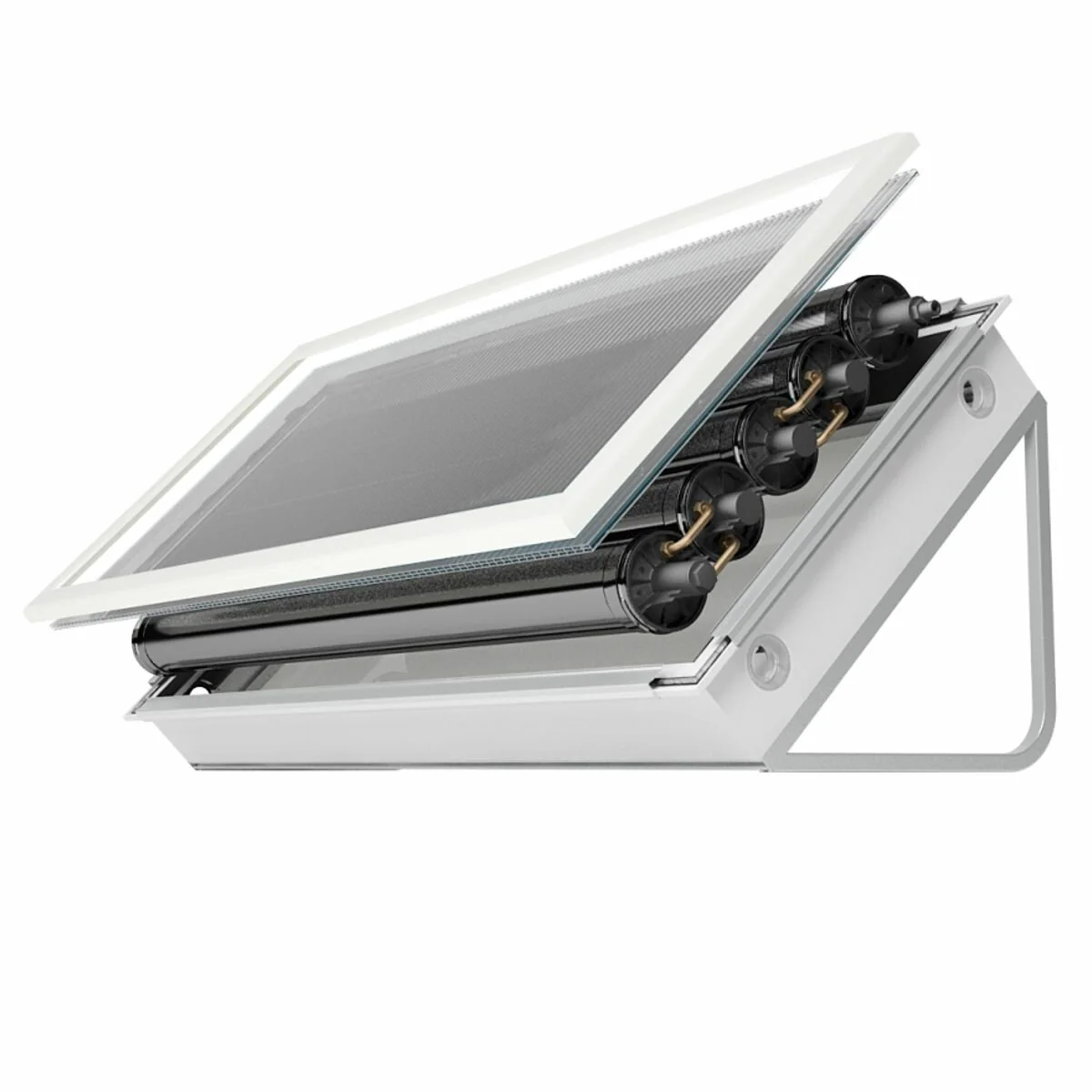Pannello solare circolazione naturale Pleion Ego 150 bianco 140 litri tetto piano ed inclinato - Image 2
