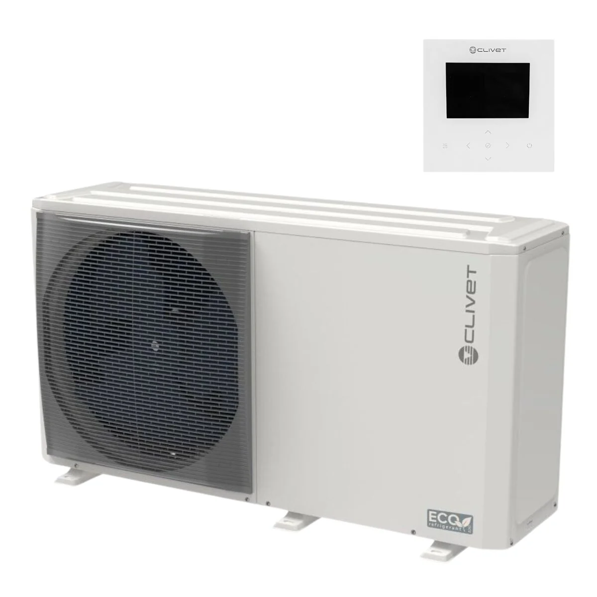 Pompa di calore aria acqua Clivet Edge F 4,5 kW R290 WiFi A+++ - MONOFASE MONOBLOCCO