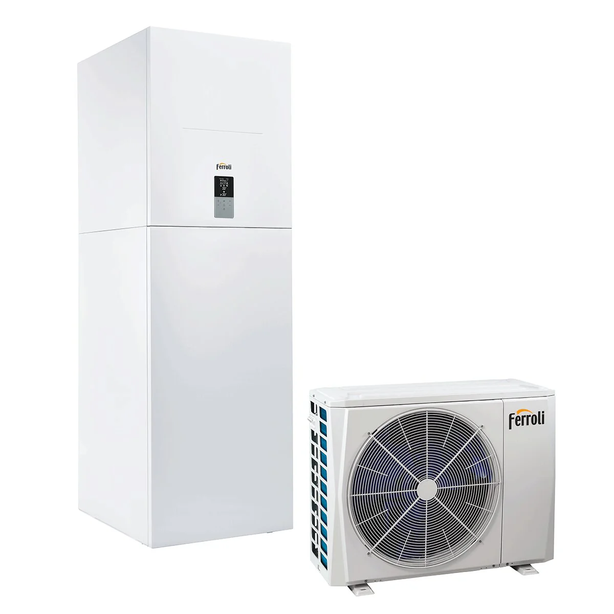 Pompa di calore aria-acqua Ferroli Omnia ST 3.2 16 kW Splittata 240 Lt R32 Inverter A++