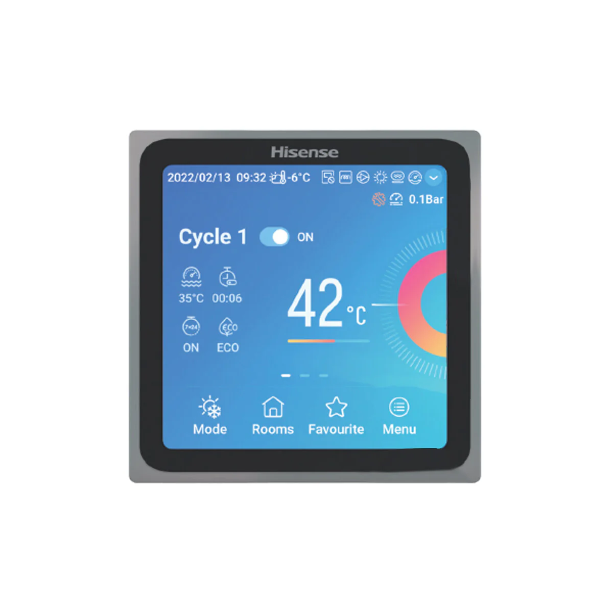 Pompa di calore aria-acqua Hisense Hi-Therma 4,4 kW monoblocco monofase R32 A++ - Image 3