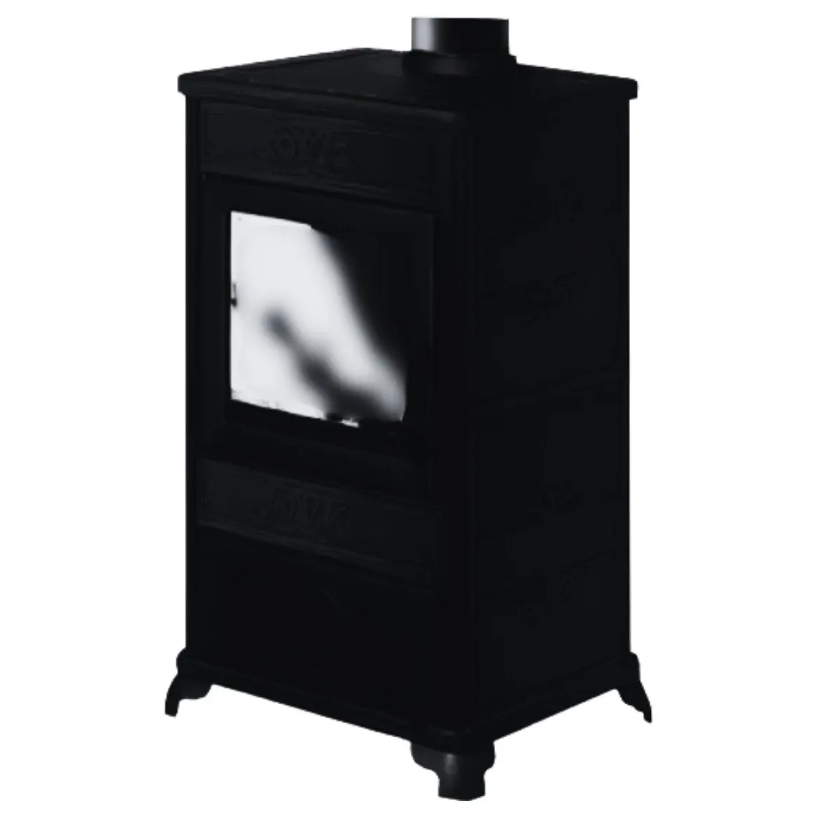 Stufa a legna FANCY EVO EK63 - Gruppo Edilkamin 11 kW ad aria Tortora - Image 3