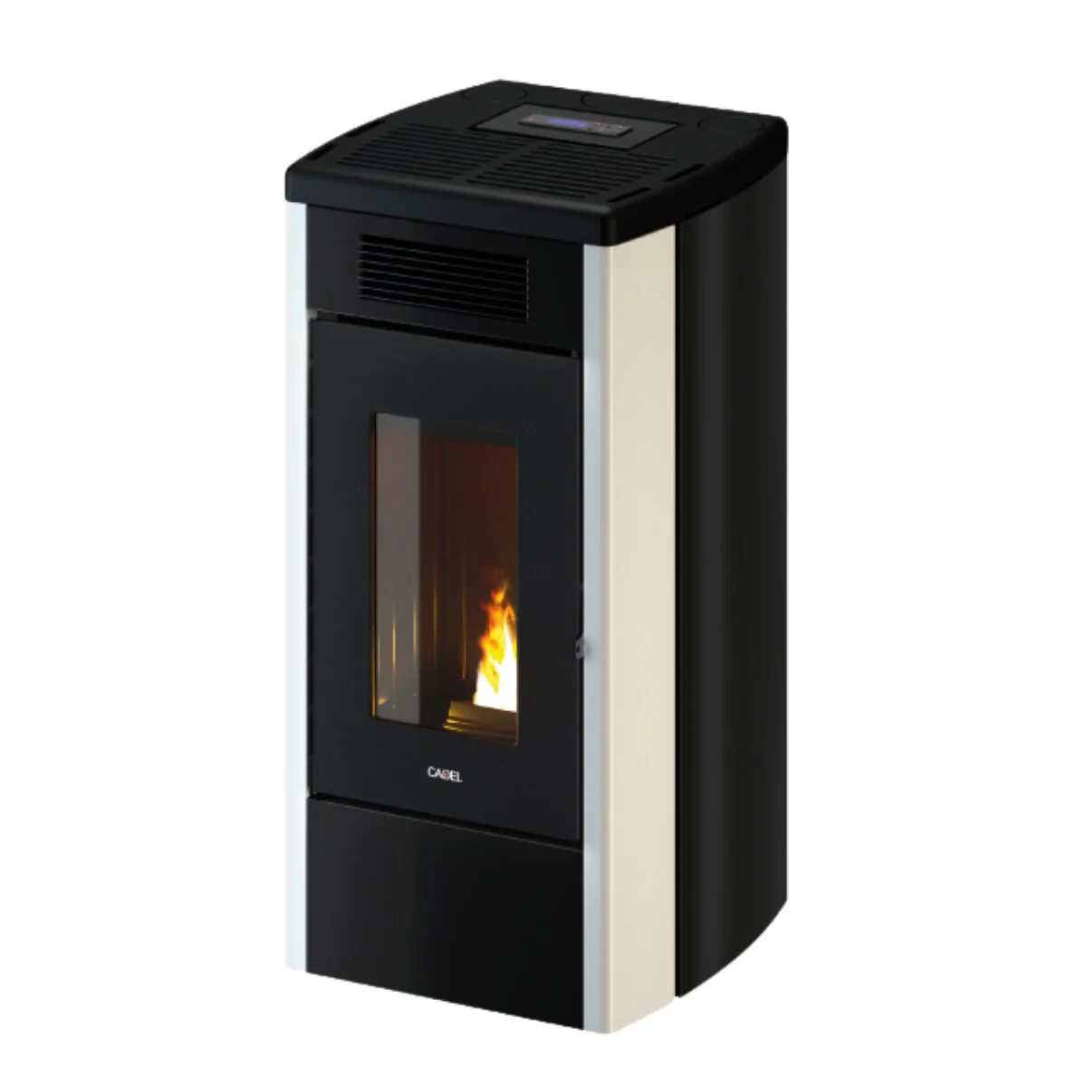 Stufa a pellet Cadel Atena Plus 12 ad aria canalizzata 12 kW - WiFi BIANCO