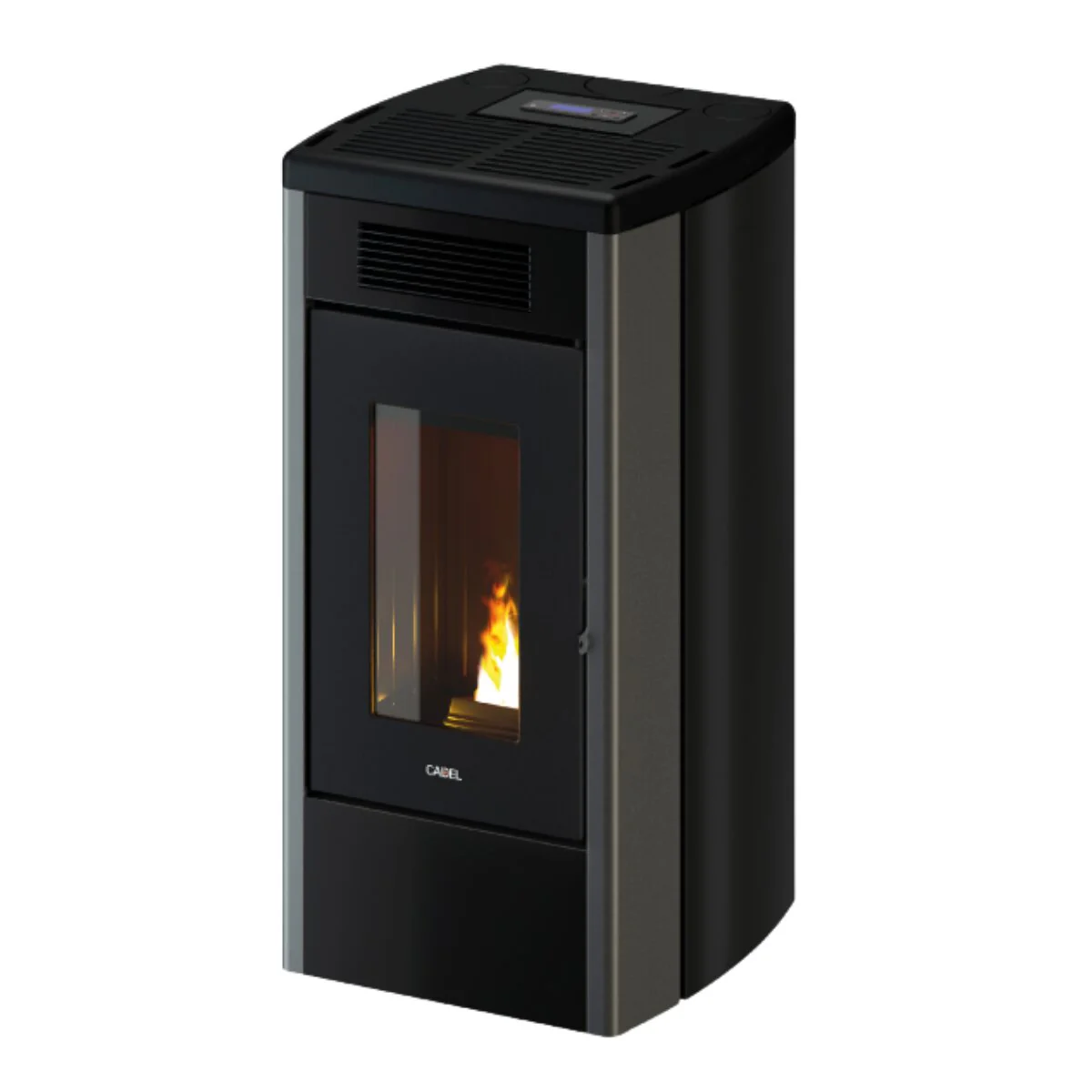 Stufa a pellet Cadel Atena Plus 12 ad aria canalizzata 12 kW - WiFi TITANIUM