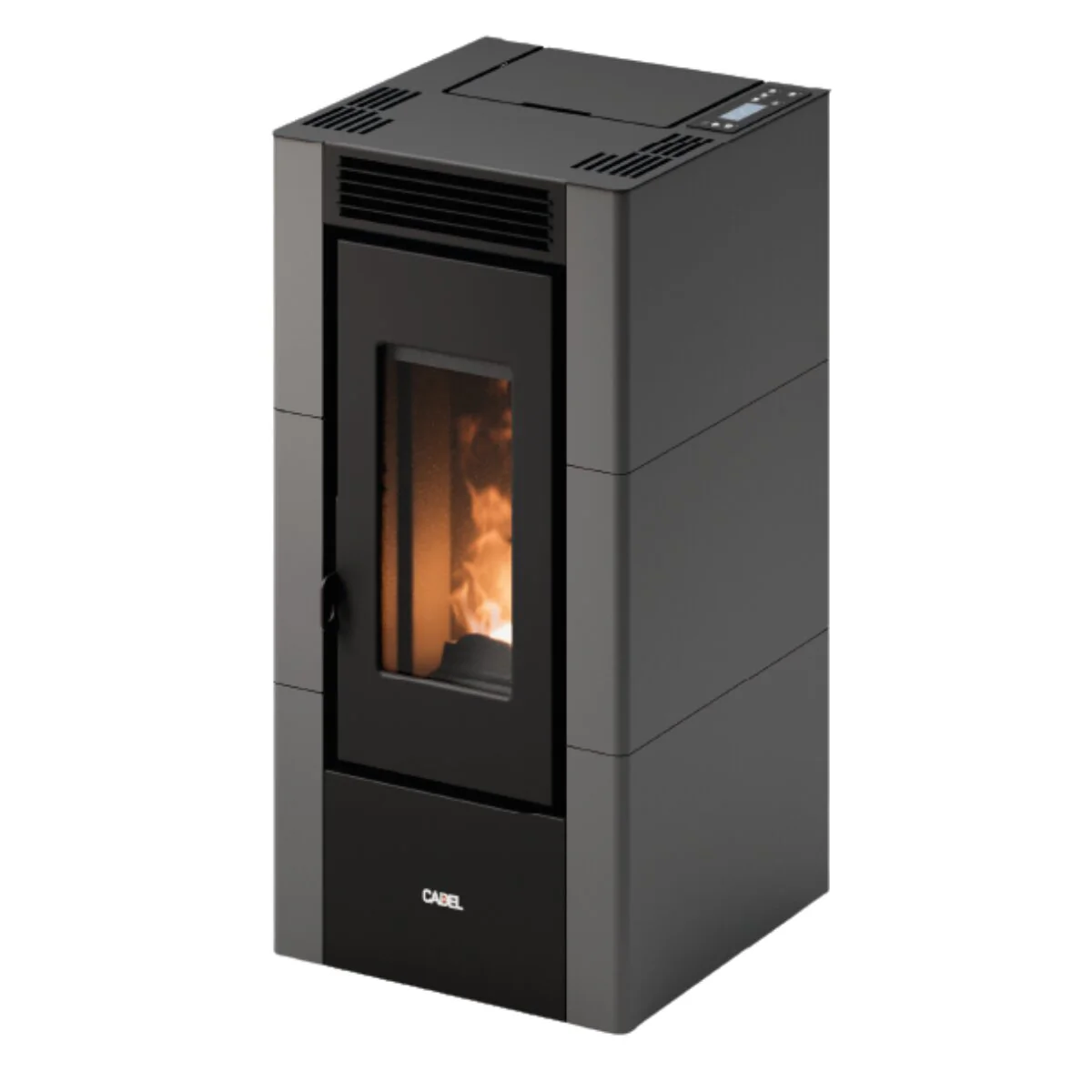 Stufa a pellet Cadel Cristal 6 ad aria 5,5 kW - WiFi ANTRACITE