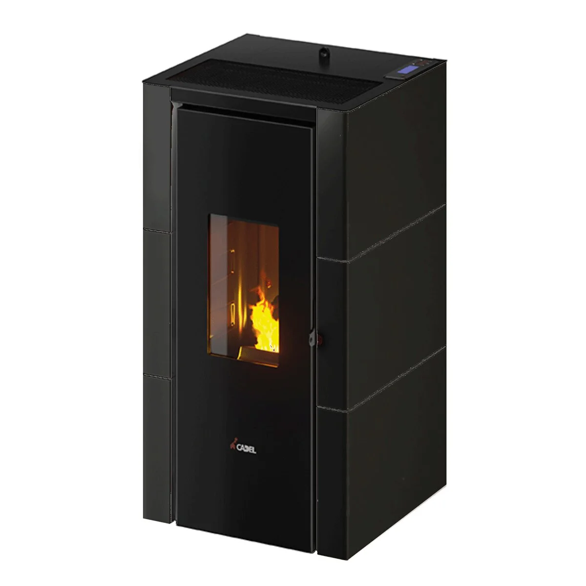 Stufa a pellet CADEL Cristal 7 ad aria 7 kW - WiFi ANTRACITE