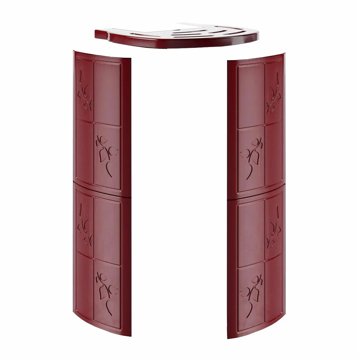 Stufa a pellet Caminetti Montegrappa Alpina M MW24 19,7 kW Idro Bordeaux Lucido - Image 3