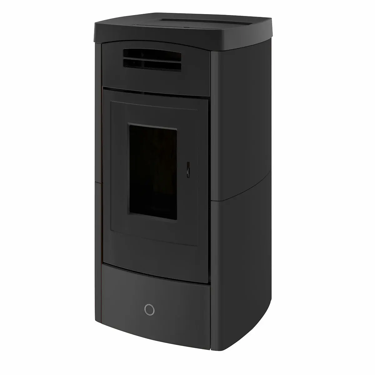 Stufa a pellet EK63 DAILY130++ - gruppo Edilkamin - 12,5 kW ad aria canalizzata Bordeaux - Image 4