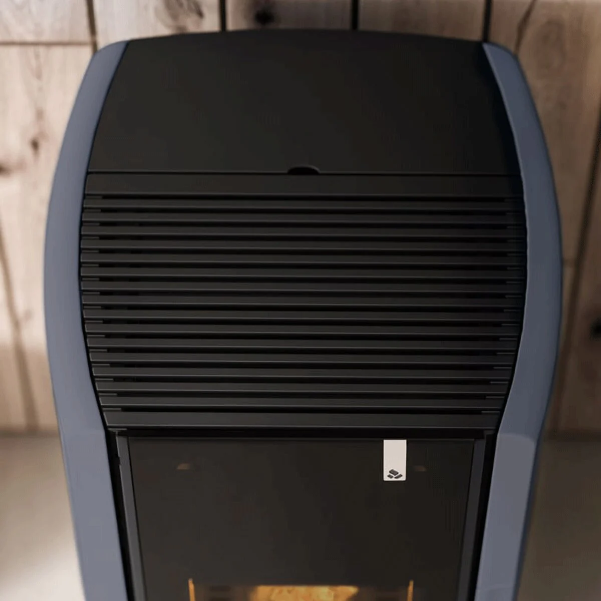 Stufa Policombustibile Girolami Edge 14 15 kW Idro con kit a.c.s. - grigio - Image 5