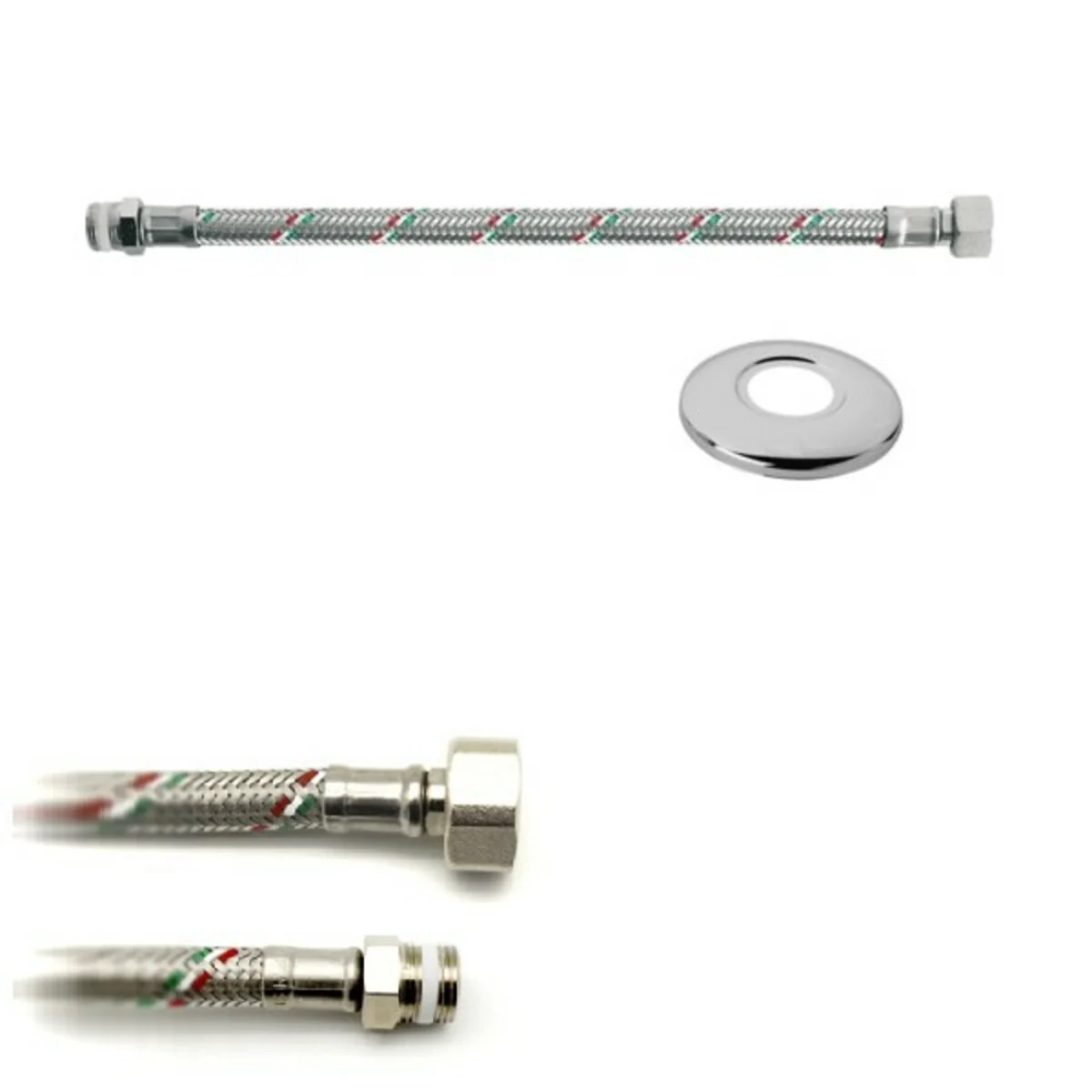 Tubo flessibile antivibrante ½” m x ½” f cm. 35 Parigi flexcore® fxc