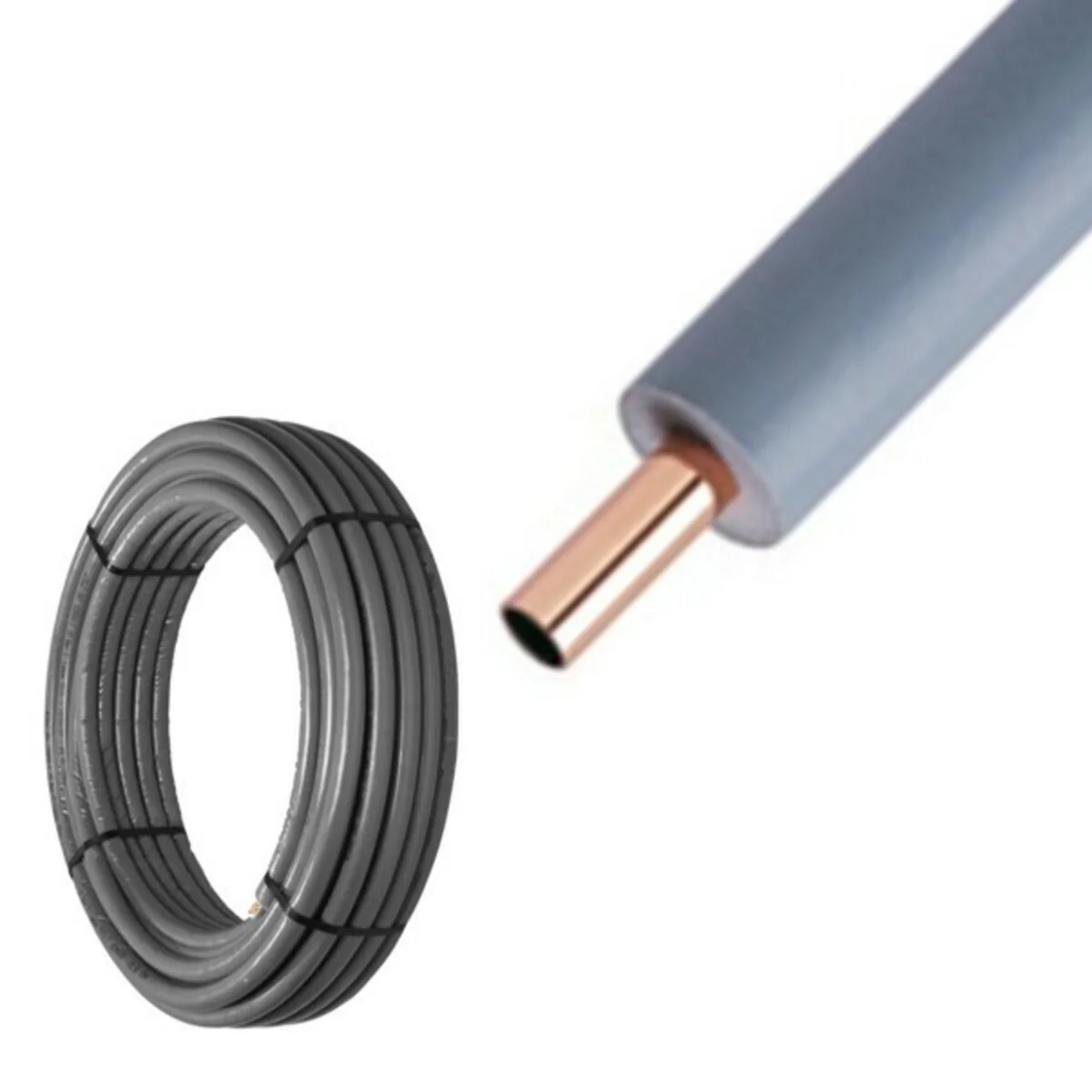 Tubo rame per condizionamento da 1/2" (12,70 mm.) Kme