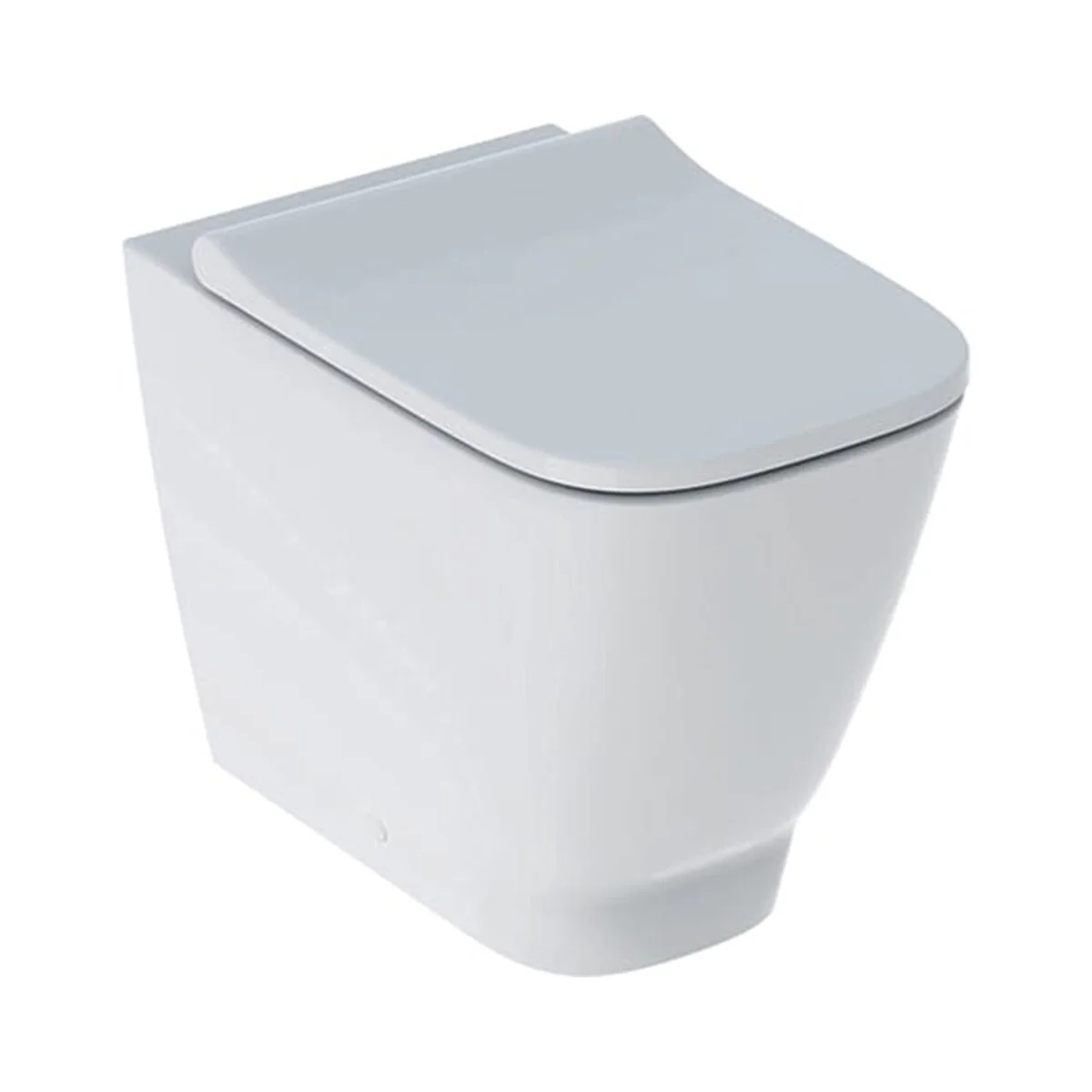 Vaso a pavimento Geberit Smyle rimfree con sedile