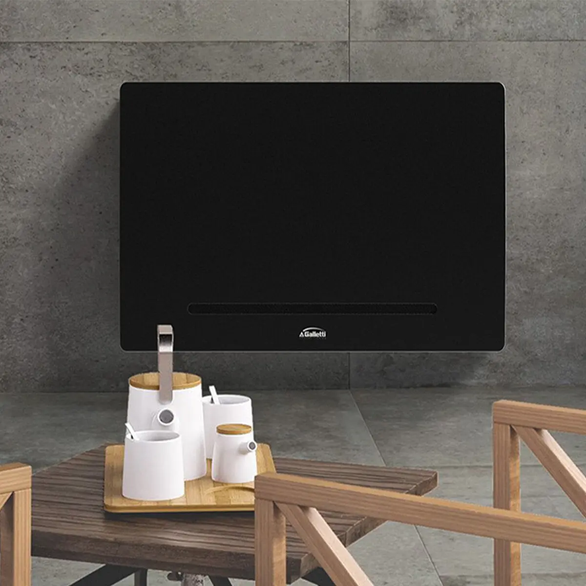Ventilconvettore Galletti ART-U Metallic Skin Black 20 1,98 - 1,76 kW nero - Image 4