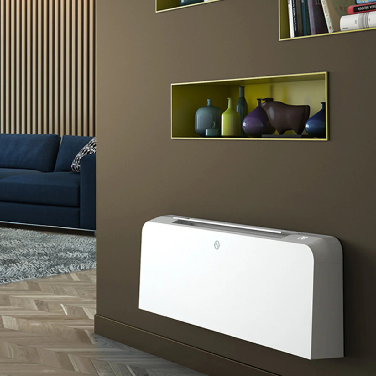 Ventilconvettore Olimpia Splendid BI2 WALL SLW inverter 600 dc kW 2,16 – 1,23 + comando tr e telecomando - Image 3