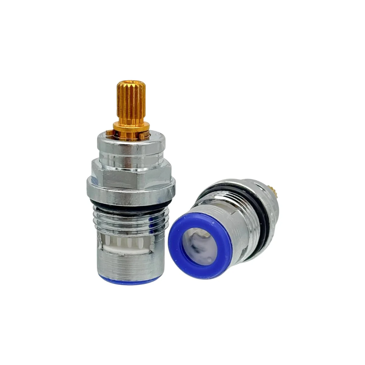 Vitoni ceramici Zucchetti R9742P.9501 – Coppia 1/2” DX/SX (½ giro)